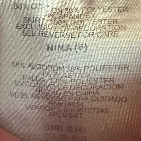 Counting Daisies Girls Size 6 Red Christmas Dress Reindeer - Picture 3 of 11